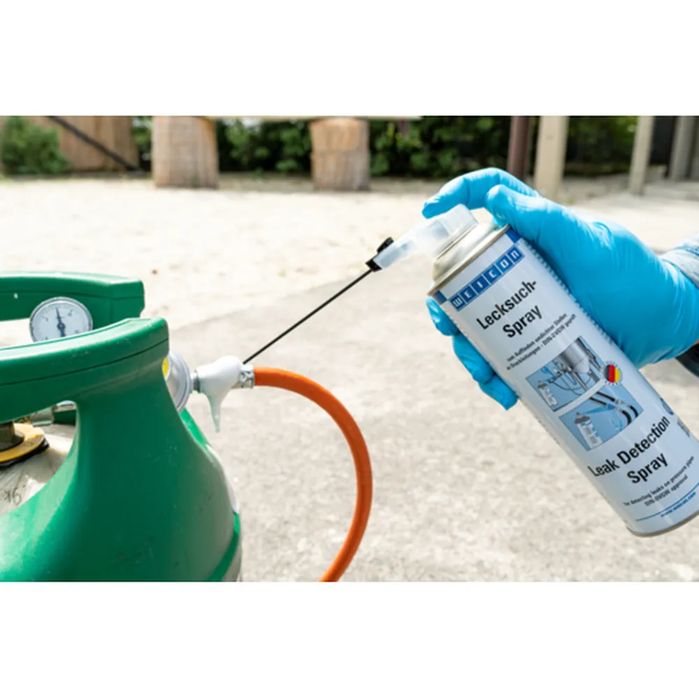 WEICON Lecksuch-Spray | Risse und Undichtigkeiten an Druckleitungen auffinden | 400 ml | weiß, milchig Produktbild img5 L