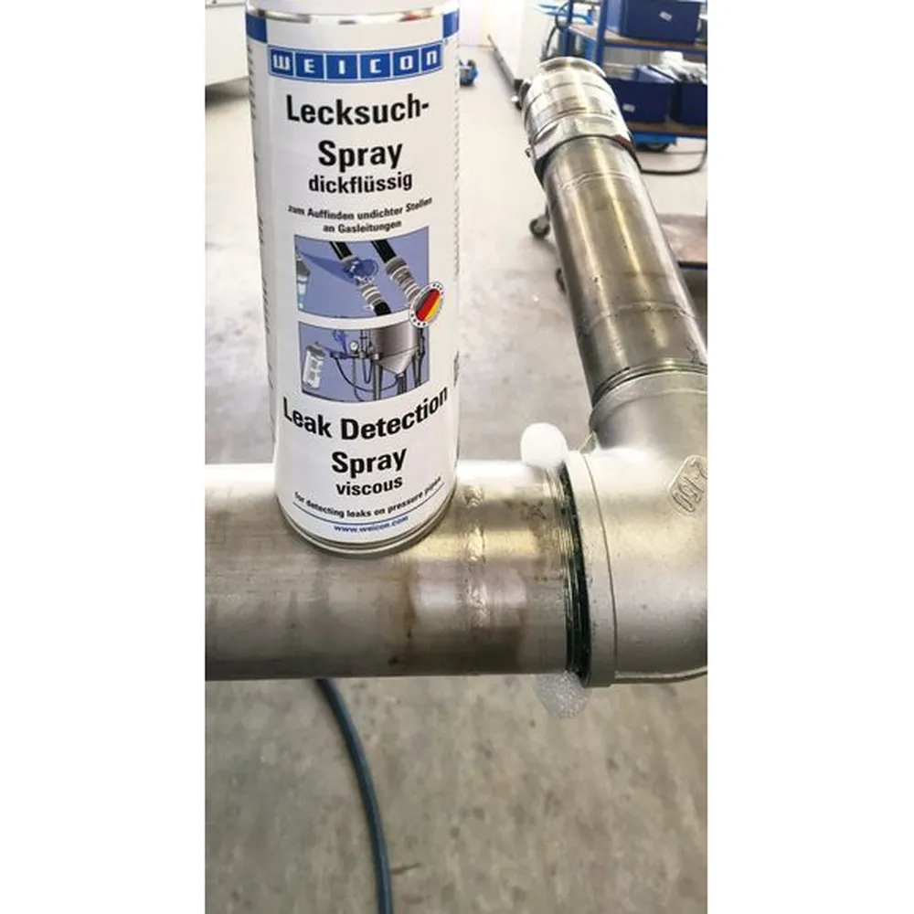 WEICON Lecksuch-Spray dickflüssig | Risse und Undichtigkeiten an Gasleitungen auffinden | 400 ml Produktbild img4 L