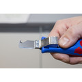 WEICON Kabelmesser No. 4-28 H | mit 2K-Griff inkl. Hakenklinge und Schutzkappe, Arbeitsbereich 4 - 28 mm Ø | 1 Stück Produktbild img3 S