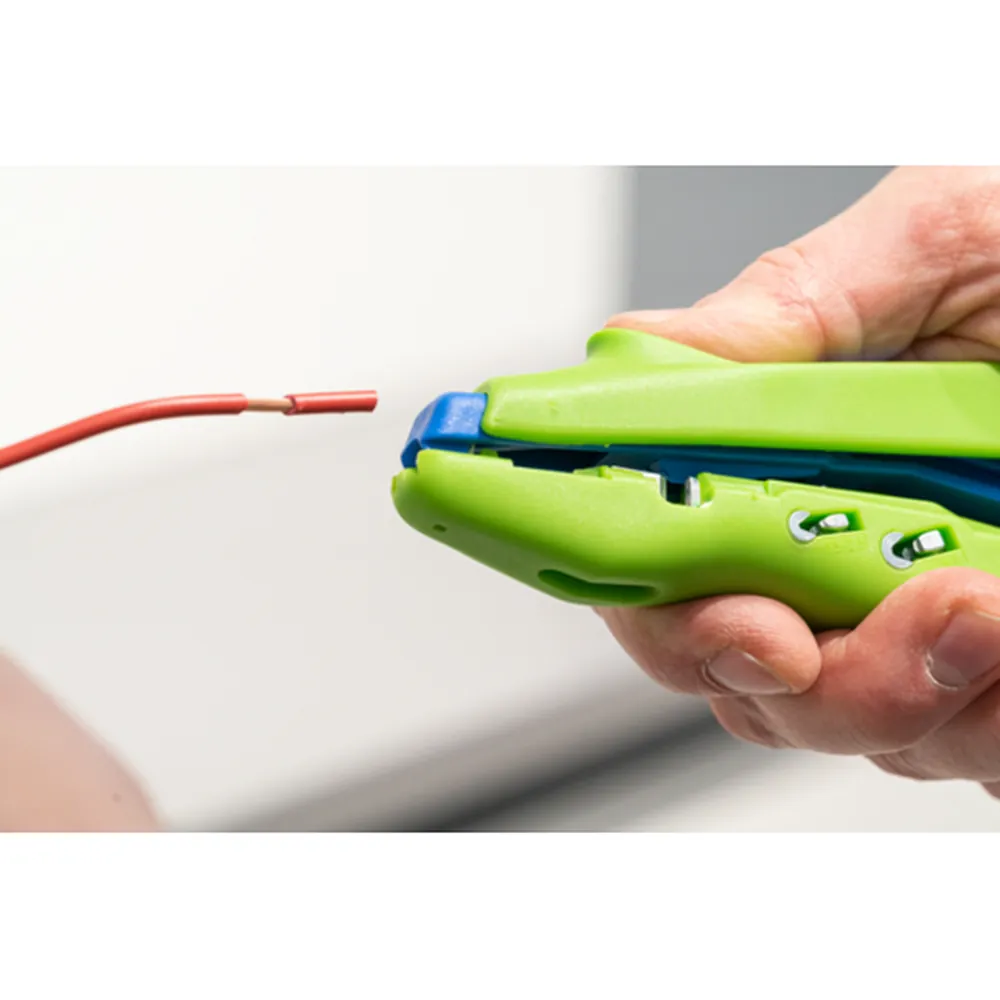 WEICON Duo-Crimp No. 300 Green Line | zum Abisolieren und Crimpen, Arbeitsbereich 0,5 mm² - 6,0 mm² | 1 Stück Produktbild img6 L