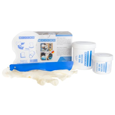 Produktbild von WEICON® - HB 300 | stahlgefülltes hochtemperaturbeständiges Epoxidharz-System f