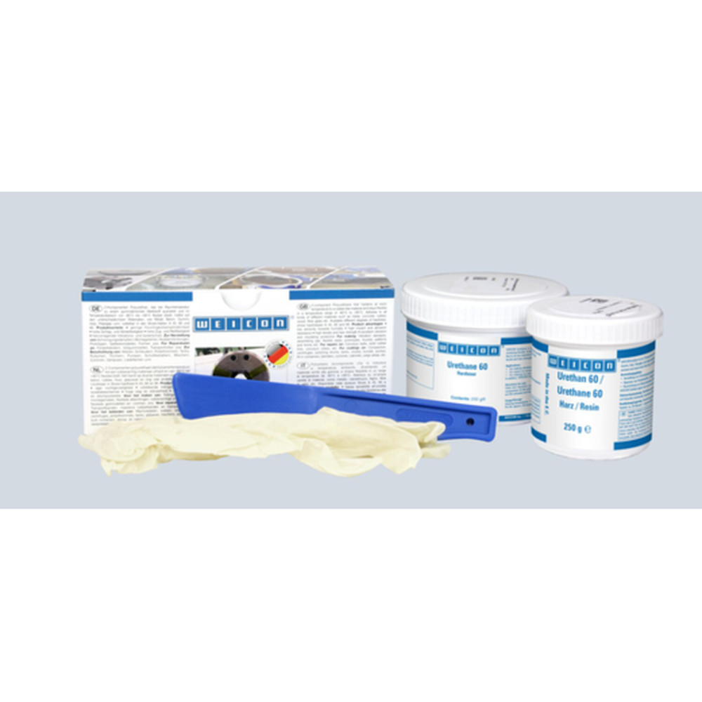 WEICON Urethan 60 | Polyurea Verguss- und Beschichtungsharz | 0,5 kg | hell beige Produktbild img1 L