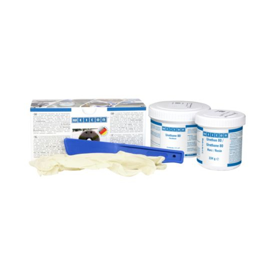 WEICON Urethan 80 | Polyurea Verguss- und Beschichtungsharz | 0,5 kg | hell beige Produktbild img1 L