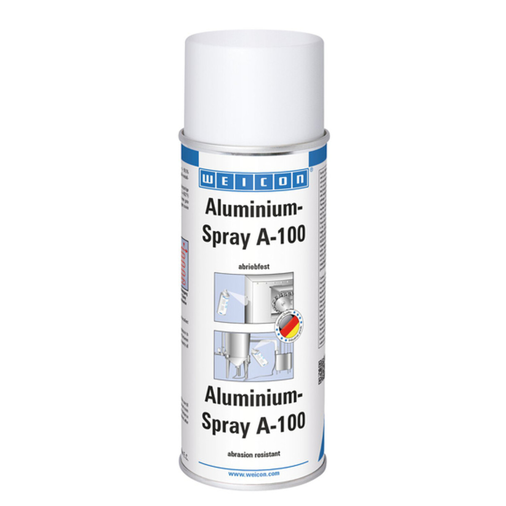 WEICON Aluminium-Spray A-100 abriebfest | abriebfester Schutz gegen Rost und Korrosion | 400 ml Produktbild img1 L
