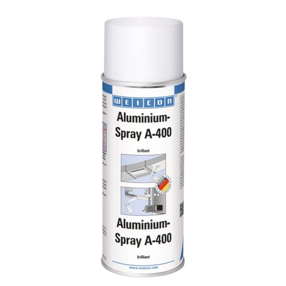 WEICON Aluminium-Spray A-400 brillant | hochwertiger Schutz gegen Rost und Korrosion | 400 ml Produktbild img1 L