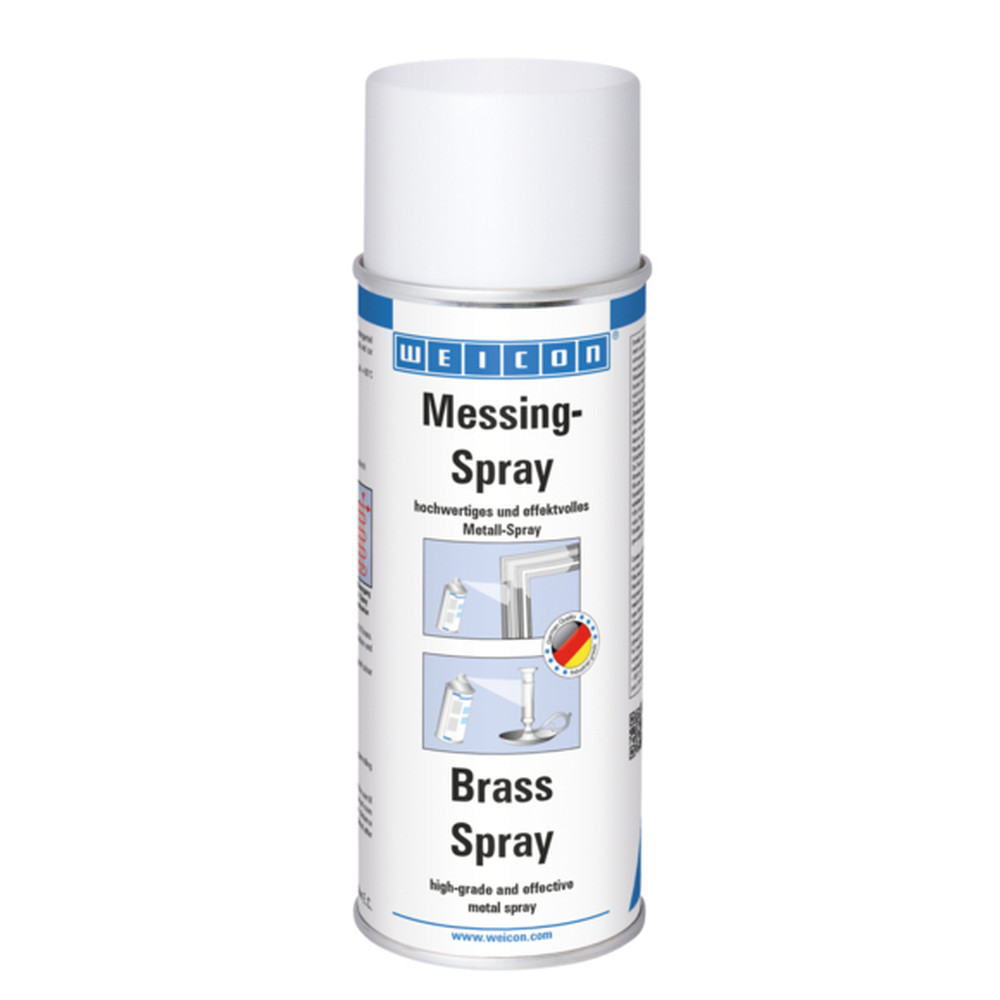 WEICON Messing-Spray | Schutz und optische Aufwertung von Metallteilen | 400 ml Produktbild img1 L