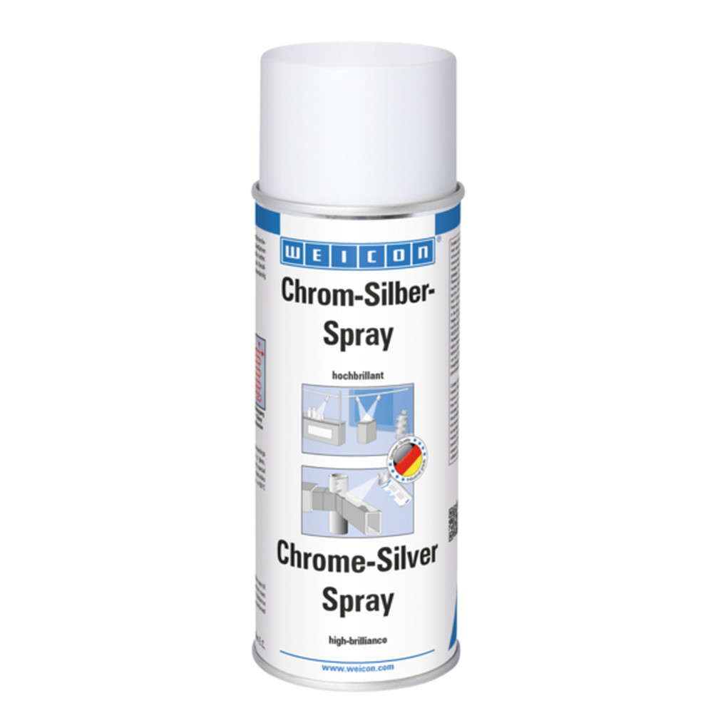 WEICON Chrom-Silber-Spray | hochbrillante Oberflächenbeschichtung | 400 ml Produktbild img1 L