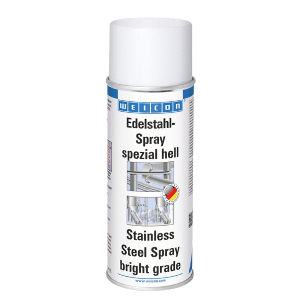 WEICON Edelstahl-Spray spezial hell | korrosions- und witterungsbeständige Oberflächenbeschichtung | 400 ml Produktbild img1 L