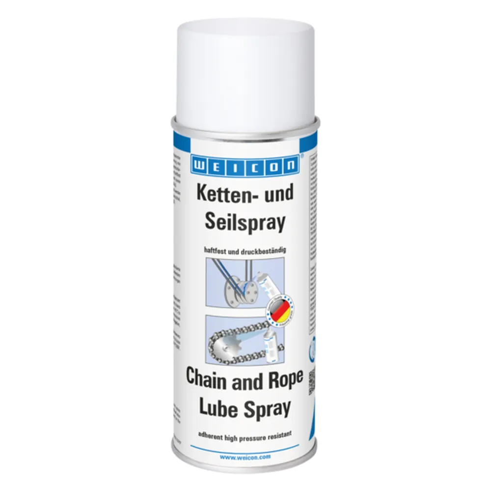 WEICON Ketten- und Seilspray | transparenter Haftschmierstoff | 400 ml | transparent Produktbild img1 L