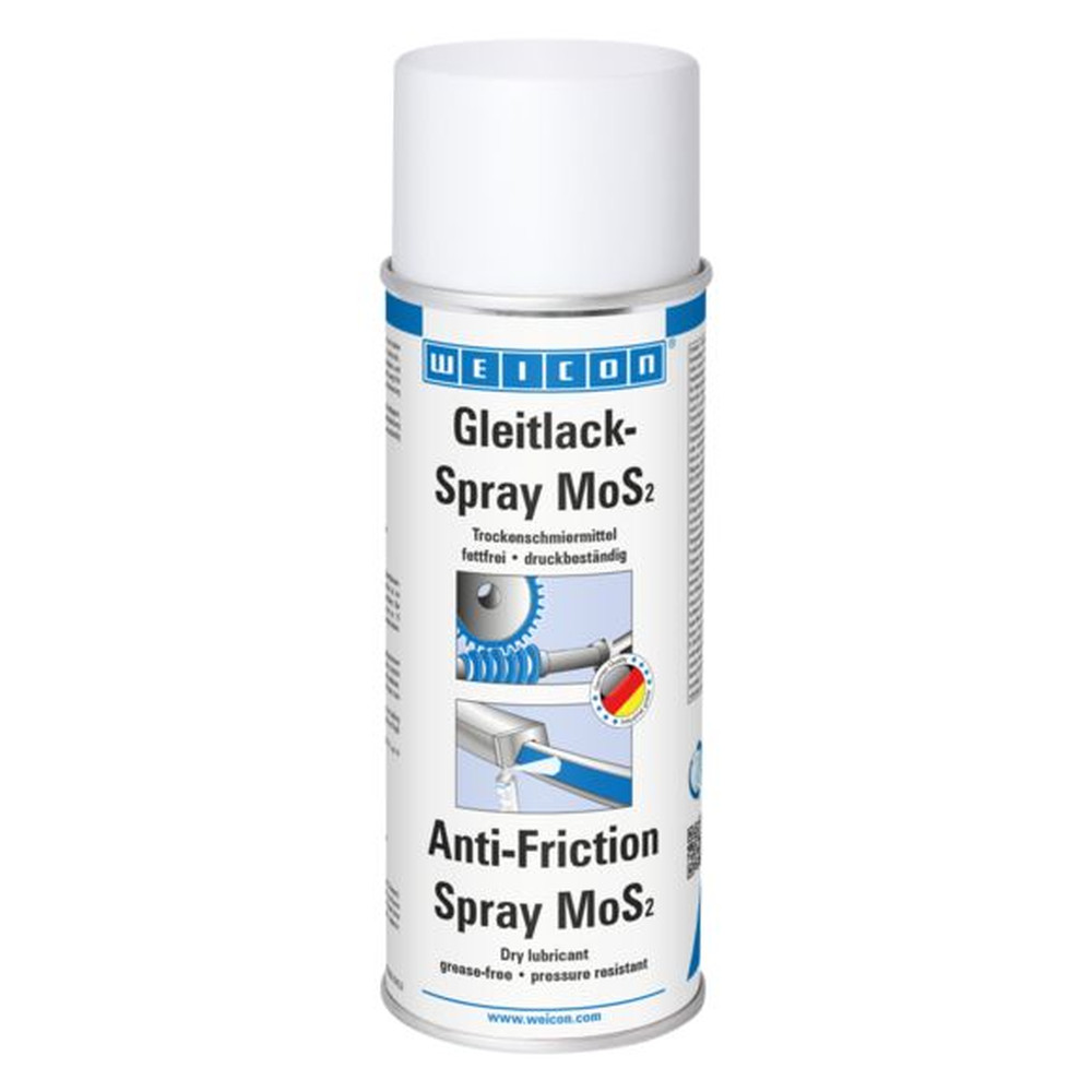 WEICON Gleitlack-Spray MoS2 | Trockenschmiermittel | 400 ml Produktbild img1 L