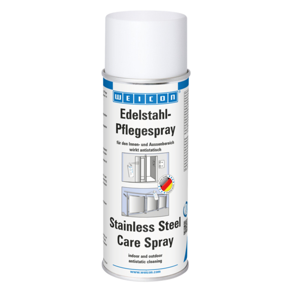 WEICON Edelstahlpflege-Spray | Reinigungs-, Schutz- und Pflegeöl für Edelstahl | 400 ml Produktbild img1 L