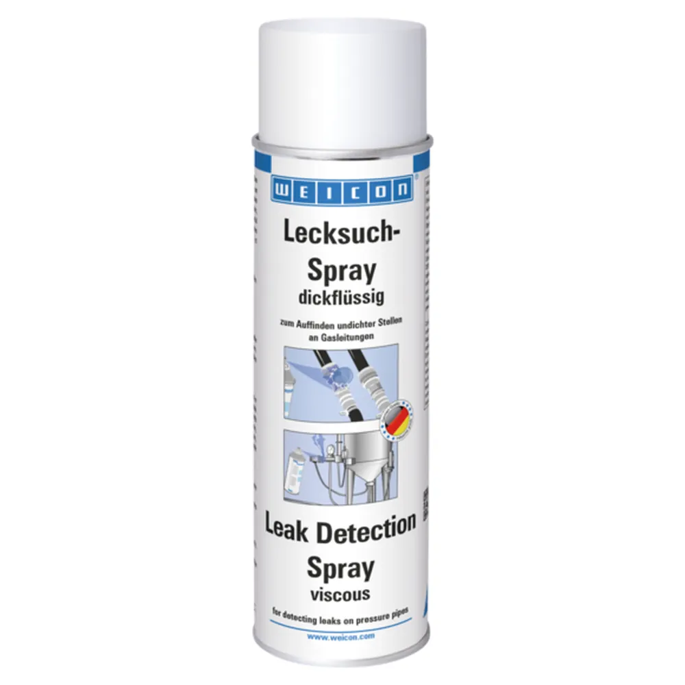WEICON Lecksuch-Spray dickflüssig | Risse und Undichtigkeiten an Gasleitungen auffinden | 400 ml Produktbild img1 L