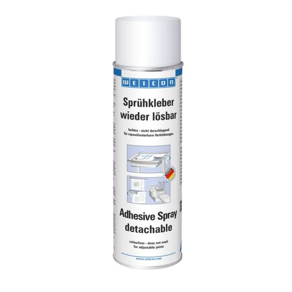 WEICON Sprühkleber wieder lösbar | sprühbarer Kontaktklebstoff für leichte Materialen | 500 ml Produktbild img1 L