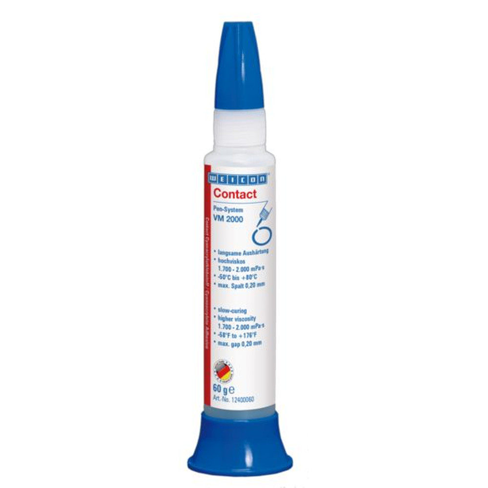 WEICON VM 2000 Cyanacrylat-Klebstoff | hochviskoser Sekundenkleber für Metall Produktbild img1 L