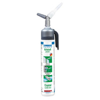 WEICON Flex 310 M® Kristall | elastischer Klebstoff auf MS-Polymer-Basis im Presspack für ermüdungsfreies Arbeiten | 200 ml | transparent Produktbild