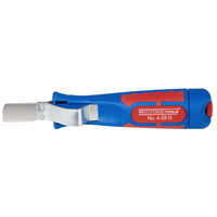 WEICON Kabelmesser No. 4-28 G | mit 2K-Griff inkl. gerader Klinge und Schutzkappe, Arbeitsbereich 4 - 28 mm Ø | 1 Stück Produktbild
