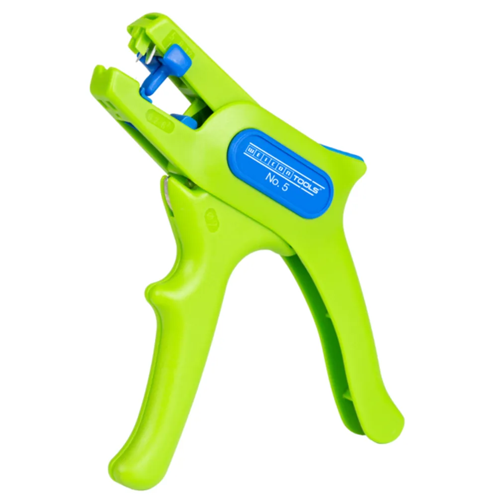 WEICON Abisolierzange No. 5 Green Line | für alle gängigen flexiblen und massiven Leiter, Arbeitsbereich 0,2 – 6,0 mm² | 1 Stück Produktbild img4 L