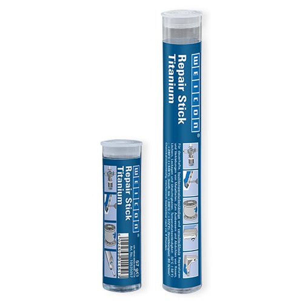 WEICON Repair Stick Titanium | Reparaturknete, hochtemperaturbeständig | 57 g | braun Produktbild img2 L