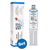 Produktbild von WEICON® - Epoxyd-Minutenkleber | universeller Epoxidharzklebstoff | 24 ml | tra