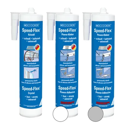 Produktbild von WEICON® - Speed-Flex® | hochviskoser Kleb- und Dichtstoff mit starker Anfangsha