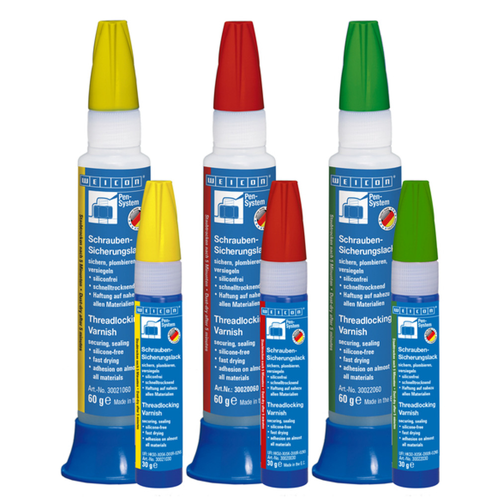 WEICON® Schraubensicherungslack | Plombierlack | 30 g | rot (RAL 3000) Produktbild img2 L