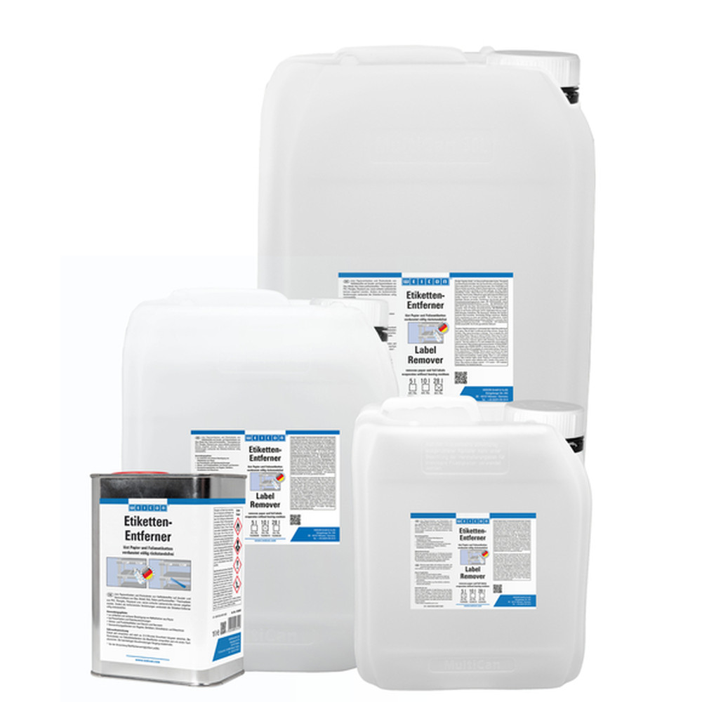 WEICON Etikettenentferner | für Papier- und Haftetiketten | 5 L | farblos, transparent Produktbild img2 L