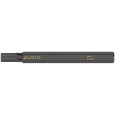 Produktbild von Wera® - 840 S Hex-Plus Innensechskant Bits für Schlagschraubendreher, 3/16" x 7