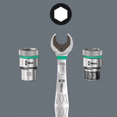 Produktbild von Wera® - 8740 B Zyklop Bitnuss mit 3/8"-Antrieb, mit extra schlankem Profil 5 x 