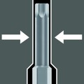 Produktbild von Wera® - 8740 B Zyklop Bitnuss mit 3/8"-Antrieb, mit extra schlankem Profil 5 x 