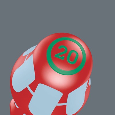 Produktbild von Wera® - 3167 i VDE-isolierter TORX Schraubendreher, Edelstahl, TX 10 x 80 mm