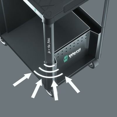 Produktbild von Wera® - 9700 Tool Rebel Werkstattwagen 1, 94-teilig