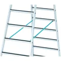 Produktbild von ZARGES - Stehleiter 2 x 14 Stufen, Aluminium, beidseitig begehbar, H 3950mm, B 