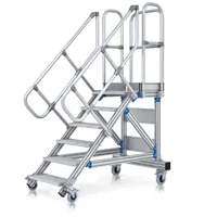 Produktbild von ZARGES - Treppe 5 Stufen, 60°, Stufenbreite 1000mm, beidseitiger Handlauf