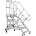 Produktbild von ZARGES - Treppe 9 Stufen, 45°, Stufenbreite 800mm, beidseitiger Handlauf