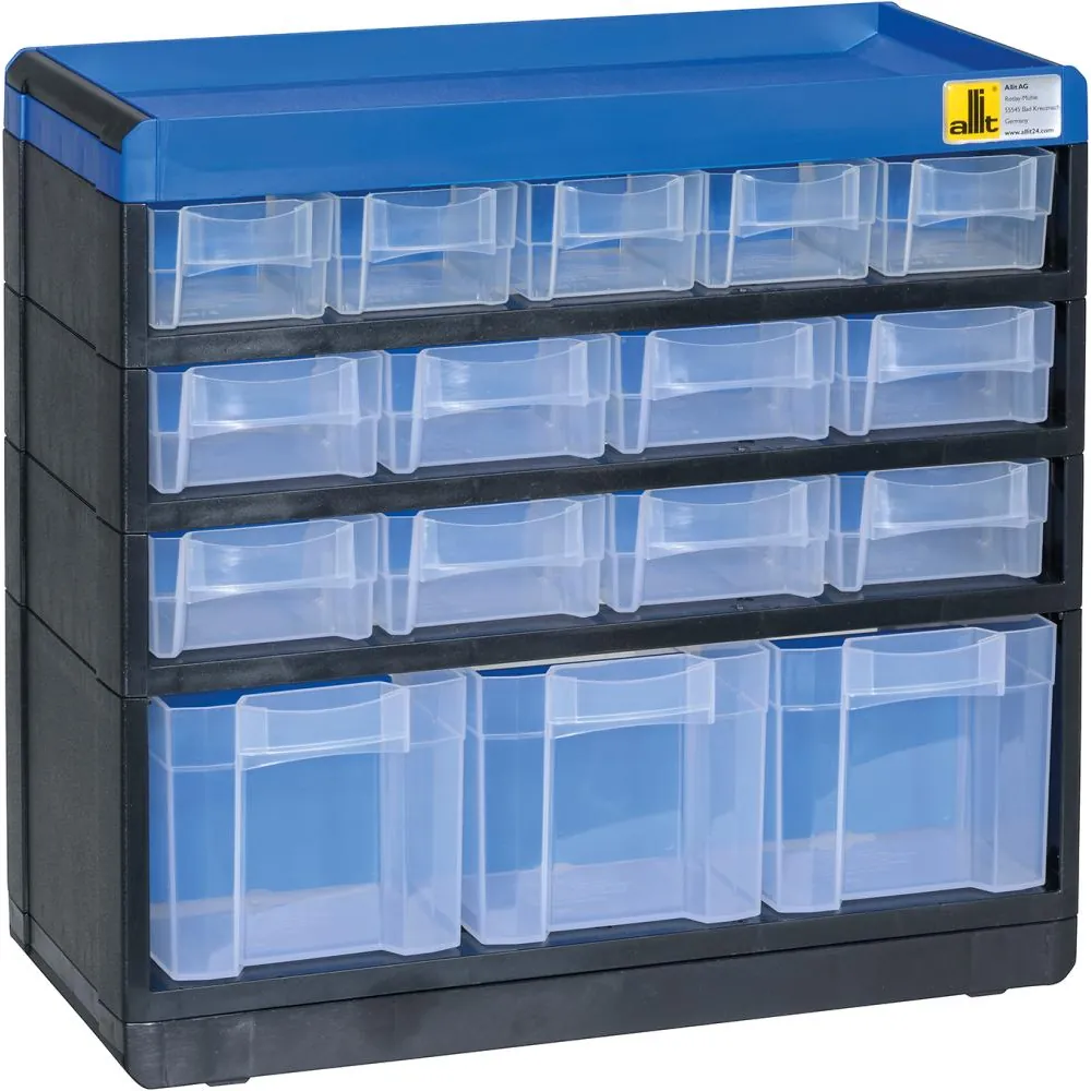 allit Kleinteilemagazin VarioPlus Pro 29/32 16 Schubladen 16 Trenner Produktbild img1 L