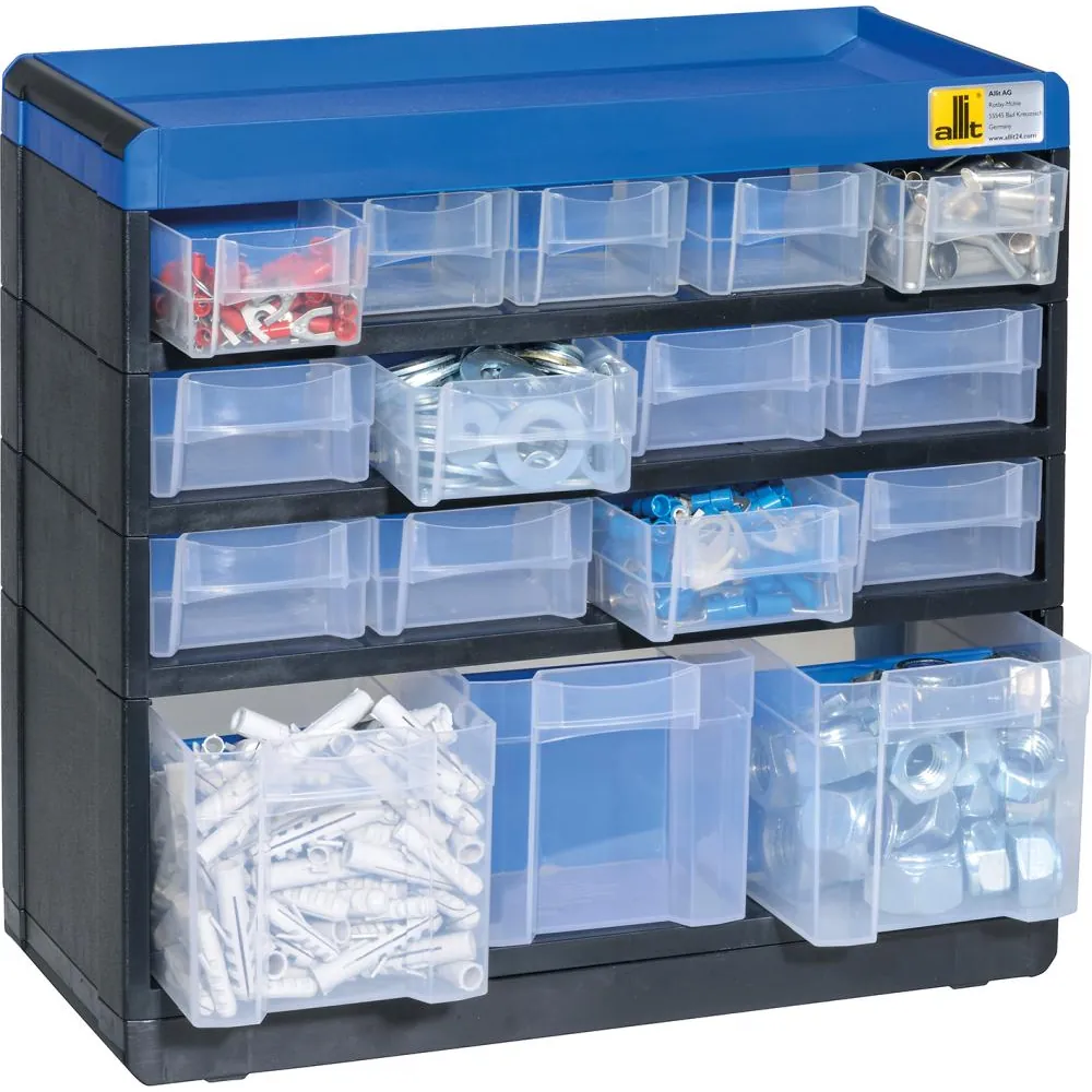allit Kleinteilemagazin VarioPlus Pro 29/32 16 Schubladen 16 Trenner Produktbild img2 L