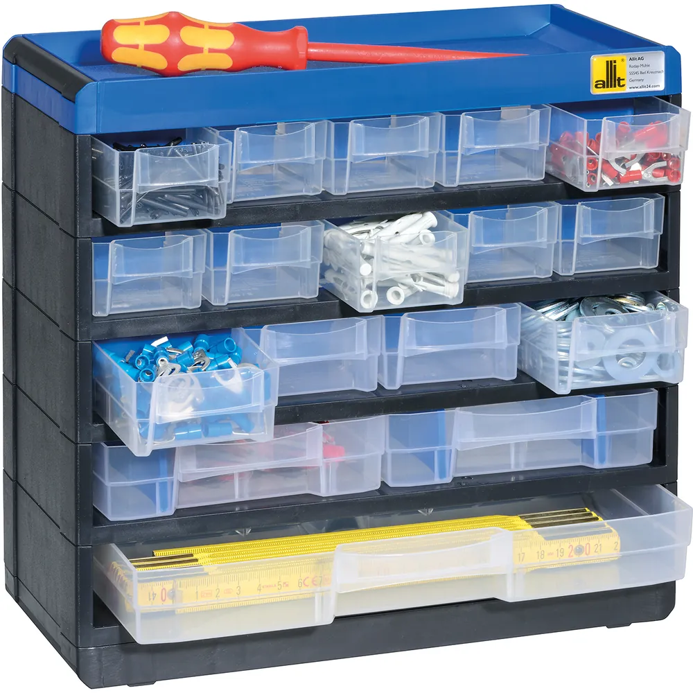 allit Kleinteilemagazin VarioPlus Pro 29/35 17 Schubladen 18 Trenner Produktbild img2 L
