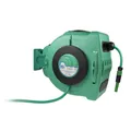 as Schwabe Automatik-Wasserschlauch-Trommel 20m PVC-Gewebesch lauch 11,5x15,8mm mit Schlauchstopp, Wandhalter Produktbild