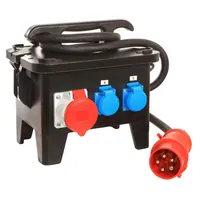 as Schwabe Baustellen-Stromverteiler M5 400V Vollgummi E:400V/32Am.2m5G6 A:3x230V,1x16A,2x32A,FI40A,4xLS Produktbild