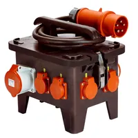 as Schwabe Baustellen-Stromverteiler M3 400V Vollgummi E:400V/32Am.2m5G6 A:4x230V,1x16A,1x32A,FI40A,3xLS Produktbild