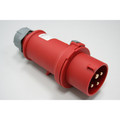 Produktbild von as® Schwabe - CEE-Stecker 400V/16A, rot mit Schraubanschlüssen 400V/16A/4polig/
