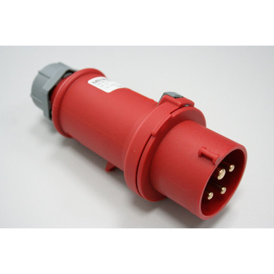 Produktbild von as® Schwabe - CEE-Stecker 400V/16A, rot mit Schraubanschlüssen 400V/16A/4polig/