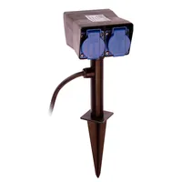 as Schwabe Erdspieß-Verteilersteckdose 2fach, IP44 m. 2m Kabel, 230V/16A, max. 3500W Produktbild
