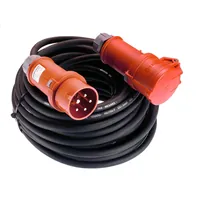 as Schwabe CEE-Verlängerung H07RN-F 5G.. Gummileitung CEE-Stecker+CEE-Kupplung 400V Produktbild