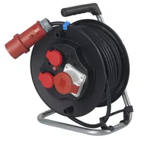 as Schwabe CEE-Sicherheits-Kabeltrommel 285mm H07RN-F Gummikabel, 1 CEE-Dose 400V/16A, 2 Dosen 230V, IP44 Produktbild