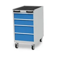 bedrunkahirth Mobiler Schubladenschrank Tiefe 736 mm, R 18-24, 4 x Schublade, Maße in mm (B x T x H): 555 x 736 x 990 Produktbild