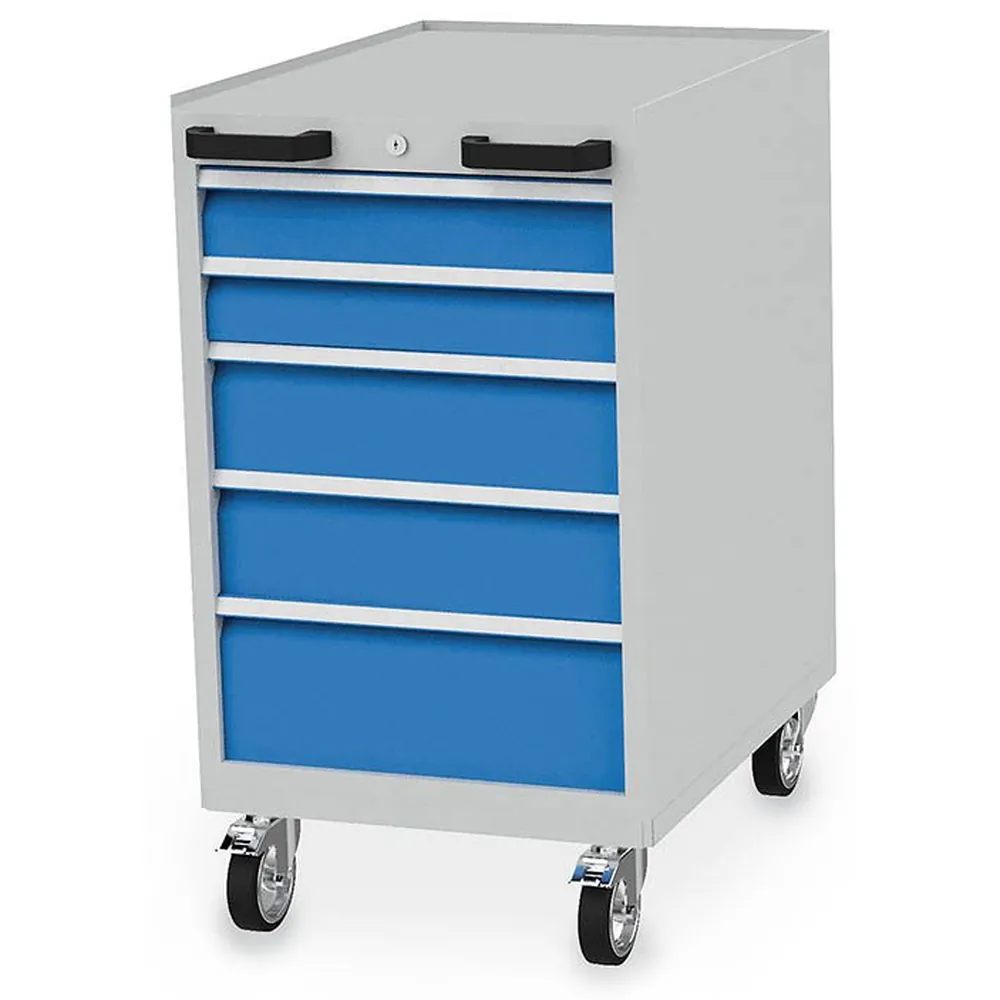 bedrunkahirth Mobiler Schubladenschrank Tiefe 736 mm, R 18-24, 5 x Schublade, Maße in mm (B x T x H): 555 x 736 x 990 Produktbild img1 L