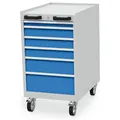 bedrunkahirth Mobiler Schubladenschrank Tiefe 736 mm, R 18-24, 6 x Schublade, Maße in mm (B x T x H): 555 x 736 x 990 Produktbild img1 S