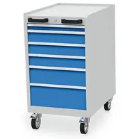 bedrunkahirth Mobiler Schubladenschrank Tiefe 736 mm, R 18-24, 6 x Schublade, Maße in mm (B x T x H): 555 x 736 x 990 Produktbild
