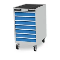 bedrunkahirth Mobiler Schubladenschrank Tiefe 736 mm, R 18-24, 7 x Schublade, Maße in mm (B x T x H): 555 x 736 x 990 Produktbild